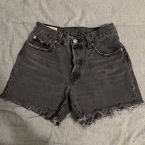 Women's Black Denim Jean Shorts